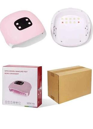 Лампа для маникюра uv-led sun мini 4s 60вт (usb port) арт.196 (1323) тм omkara