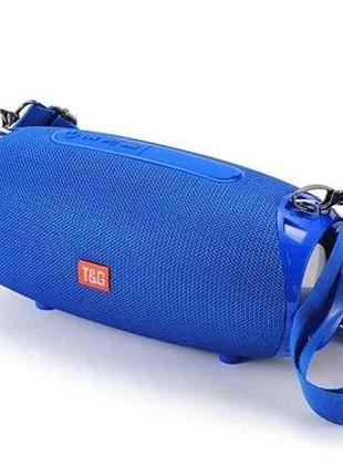 Портативная колонка bluetooth tg534, с функцией speakerphone, радио, blue тм tg