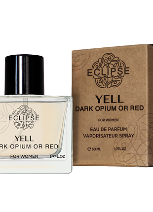 Духи женские yell dark opium or red (версия ysl black opium over red) 50 мл