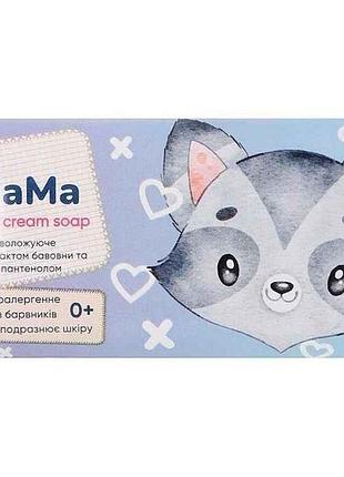 Мило дитяче 90г зволожуюче з бавовною та d-пантенолом тм dr mama