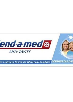 Зубная паста 75мл анти-кариес защита для всей семьи тм blend-a-med