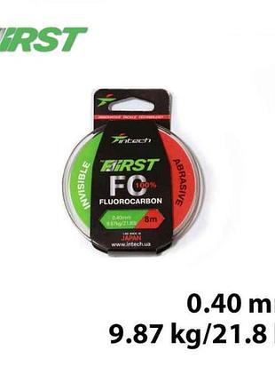 Флюорокарбон first fc 0,40мм 9,87кг 8м тм intech