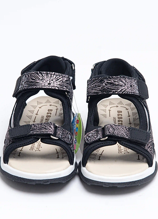 Босоніжки для дівчинки bebetom black, розмір 34 (21,7 см.) 5