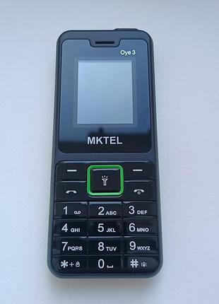 Кнопочный телефон mktel oye 3 bluetooth mp3 microsd 2 sim без батареи