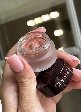 Кремові тіні charlotte tilbury cream eyeshadow - rose gold, 7 мл