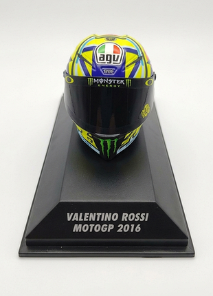 Колекційна модель шолому valentino rossi agv motogp 2016 1/8