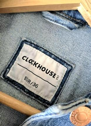 Куртка женская джинс коттон clockhouse c&amp;a 2
