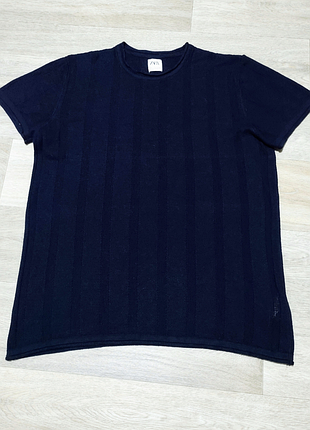 Чоловіча брендова трикотажна футболка zara, розмір xl.