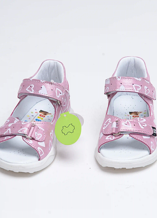 Босоніжки для дівчинки bebetom pink, розмір 21 (13 см.) 4