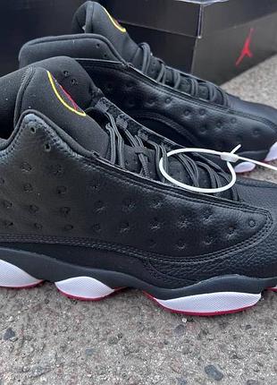 Кросівки чоловічі jordan 13 retro playoff чорні