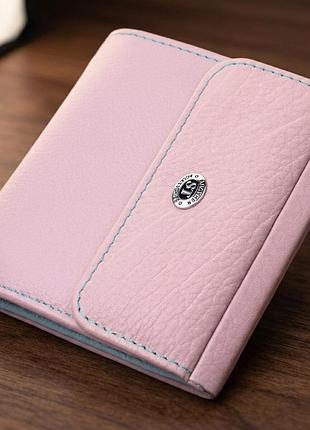 Кошелек для женщин среднего размера из натуральной кожи st leather 19495 бежевый