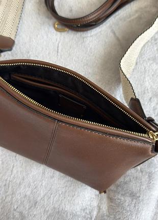 Сумка жіноча zara коричнева 2