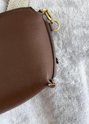 Сумка жіноча zara коричнева 3