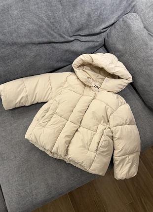 Куртка дитяча zara бежева 4-5 років 110-116 см