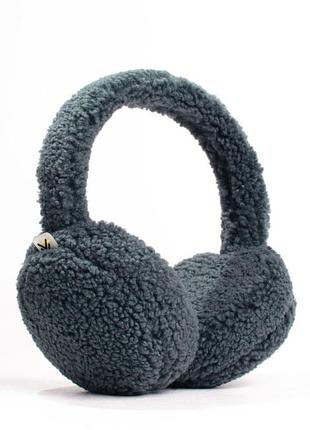 Теплые графитовые наушники складные (теди) kentaver
