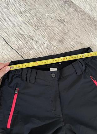 Штани дитячі cmp long pant softshell black 30a1465-05uu, трекінгові штани спортивні, штани-шорти для дівчинки 158-164 9