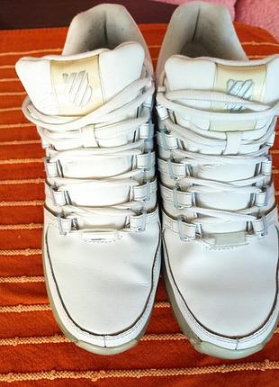 Кросівки чоловічі k-swiss білі шкіряні