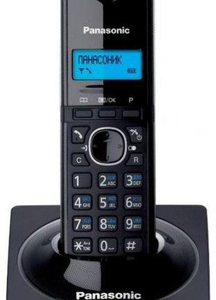 Радиотелефон dect panasonic kx-tg1711uab piano black
