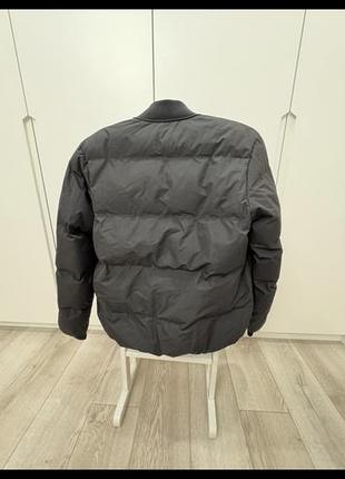 Куртка жіноча massimo dutti бомбер чорний 2