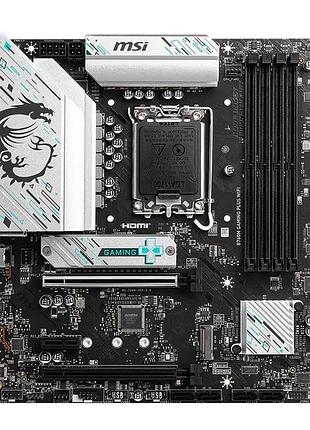 Материнcька плата msi b760m gaming plus wifi s1700 b760 4xddr5 hdmi dp wifi bt matx