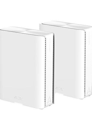Система wifi-mesh asus zenwifi bq16 be25000, 2xge lan, 1xge wan/lan, 1x10ge lan, 1x10ge wan/lan 1xusb 3.0, 2мод, білий