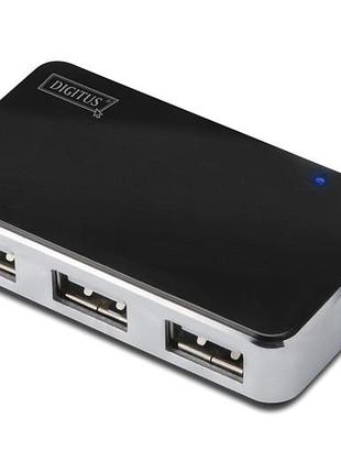 Концентратор digitus usb 2.0 hub, 4 port