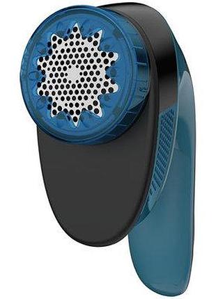 Машинка для удаления катышков tefal, большая площадь лезвий, ааx2 в комплекте, синий