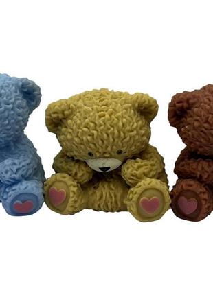 Пенная игрушка-антистресс медвежонок, см, микс цветов (12 шт.)
