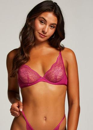 Бюстгальтер жіночий hunkemöller isabelle  фуксия 75с