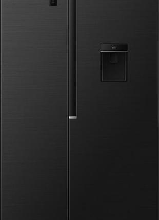 Холодильник sbs gorenje, 179х62х92см, 2 двери, 344(197)л, а+, nf+, инв., зона св-ти, диспенсер, генератор льда, зов. диспл,