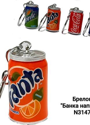 Оптом брелок "баночка pepsi" пластиковий (уп. ) (ящ. )