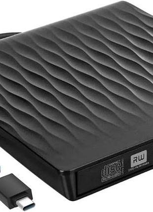 Dvd-привод usb 3.0 interface drive внешний портативный cd/dvd-привод с высокоскоростной передачей для пк и ноутбуков