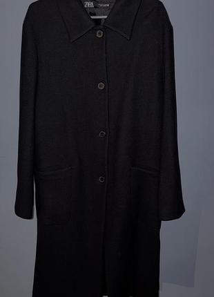 Чорне пальто zara