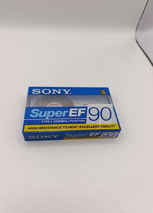 Новая упакованная аудиокассета сони sony superef90 super ef 90 для коллекции или записи песен кассета к магнитофону запечатанная