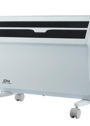 Конвектор cooper&hunter ch-1000ms 15 м2, 1000вт, мех. упр-н. нагрев. элемент, ip24, белый