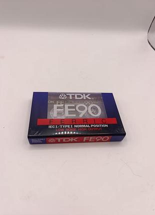 Новая упакованная запечатанная аудиокассета тдк tdk fe90 fe 90 ferric для коллекции или записи песен кассета к магнитофону