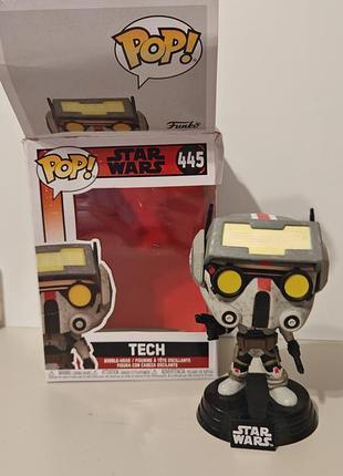 Фігурка - funko pop - star wars: the bad batch - tec, фігурка фанко поп з рідною коробкою в ідеальному стані