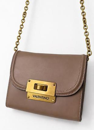 Сумка valentino кольору кави