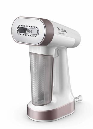 Відпарювач tefal компактний pure force 2в1, 1800вт, 180мл, постійна пара - 35гр, керам. підошва, білий