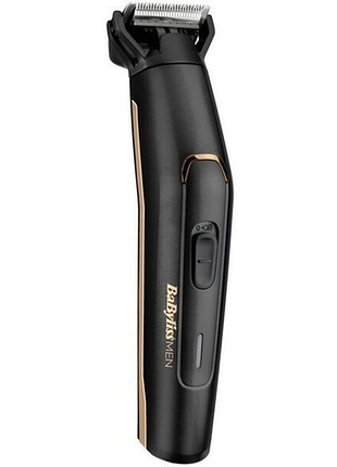 Набір для стрижки babyliss, для бороди, вусів, голови, носа і тіла, акум., вібраційний мотор, насадок-10, сталь, чорний