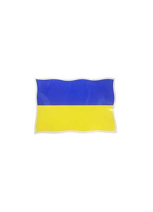 Набір стікерів «прапор україни» 6х4 см, 10 шт