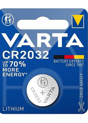 Батарейка varta литиевая cr2032 блистер, 1 шт