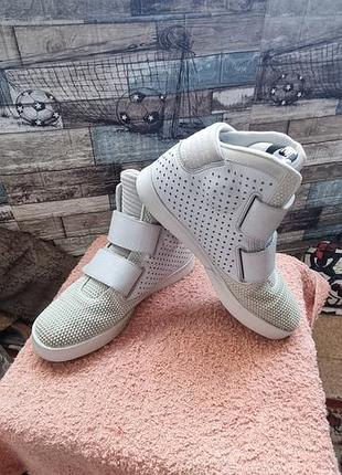 Кросівки унісекс nike високі білі