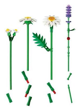 Конструктор lego botanicals ромашки 4