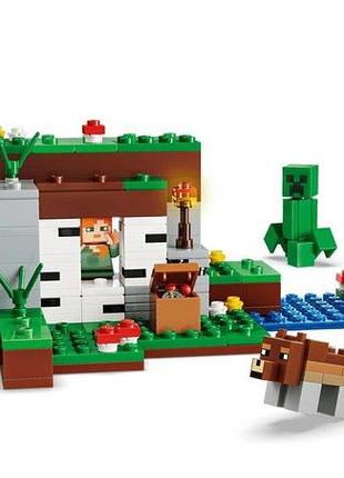 Конструктор lego minecraft приключение первой ночи 2