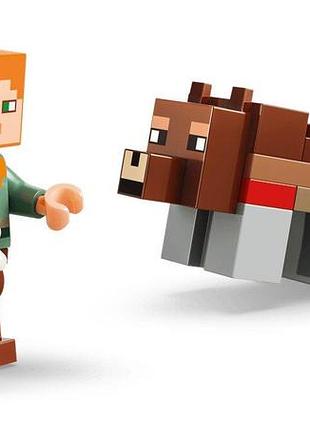 Конструктор lego minecraft приключение первой ночи 4