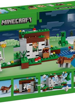 Конструктор lego minecraft приключение первой ночи 9