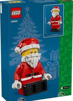 Конструктор lego iconic увеличенная минифигурка санты