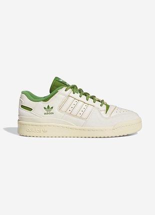 Adidas forum 84 low cl off white green артикул: fz6296