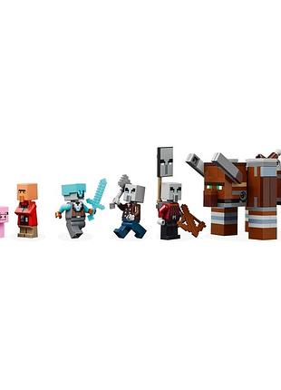 Конструктор lego minecraft аванпост разбойников и опустошитель 5